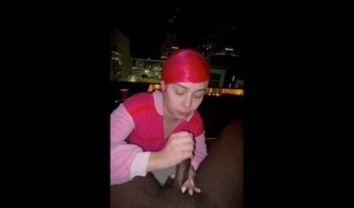 Aaliyah Hadid Fucking Outdoors on Balcony